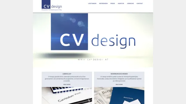 Website Screenshot: CV design Werbegrafik Designer e.U. - Date: 2023-06-22 15:10:46