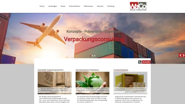Website Screenshot: CW Consulting & Trading e.U. - CW Consult - der Sachverständige für Verpackung & Container - Date: 2023-06-22 15:10:46