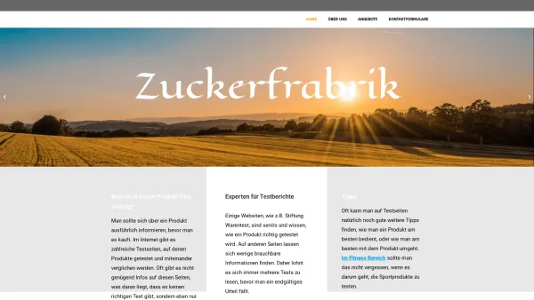 Website Screenshot: Kulturzentrum d Zuckerfabrik - Home - Date: 2023-06-22 15:00:15