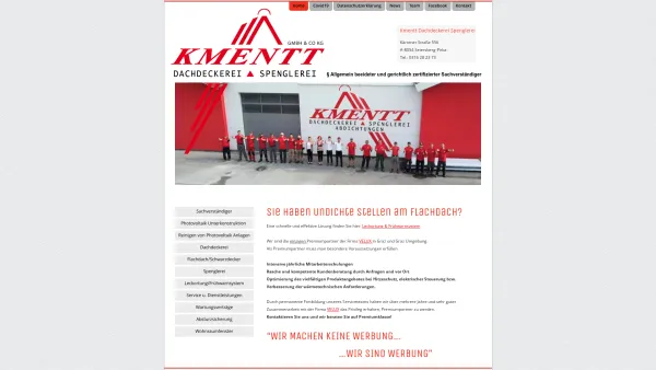 Website Screenshot: Kmentt GmbH Co Unbenanntes Dokument - index - Date: 2023-06-22 15:00:15