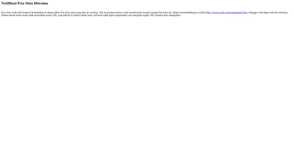 Website Screenshot: Firma Stoizner - Google Search Console - Notifikasi Peta Situs Diterima - Date: 2023-06-22 15:00:15