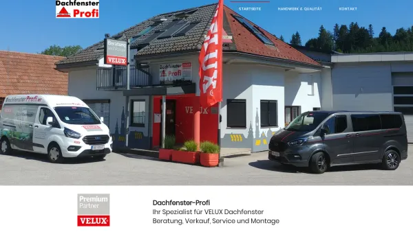 Website Screenshot: Dachfenster - Profi Handels- u. Montage GmbH - Startseite - Dachfenster Profi GmbH - Date: 2023-06-14 10:37:10