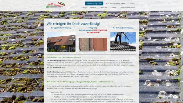 Website Screenshot: dachreinigung.at - ? - Dachreinigung und Moosentfernung - Date: 2023-06-14 10:47:19