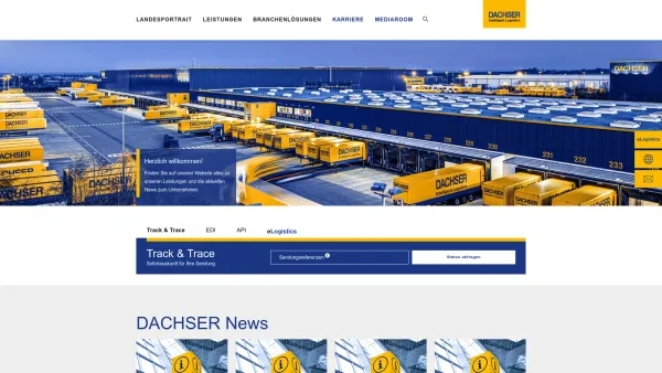 Website Screenshot: Dachser Austria Air & Sea GmbH - Logistikdienstleister | Transportlogistik | DACHSER - Date: 2023-06-22 15:00:15