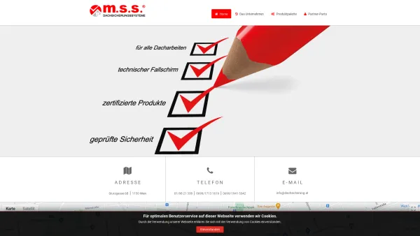 Website Screenshot: Morais MSS Dachsicherheit - MSS Dachsicherungsysteme - Date: 2023-06-22 15:00:15