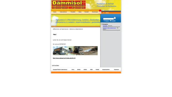 Website Screenshot: Dämmisol Dämm & Isolier Material Abdichtung Geotex - Dämmisol - Dämm- & Isoliermaterial - Date: 2023-06-15 16:02:34