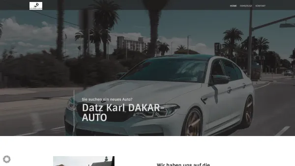 Website Screenshot: Dakar Auto - Startseite - Datz Karl-Auto - Date: 2023-06-22 15:00:15