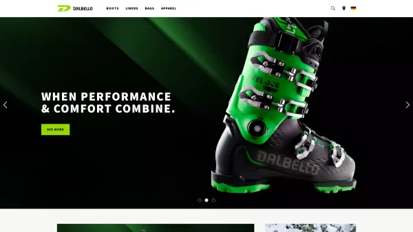 Website Screenshot: DALBELLO The legendary comfort ski boots  Collection 05_06 - Date: 2023-06-22 15:00:15