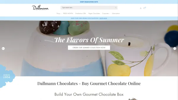 Website Screenshot: Konditorei Dallnmann - Dallmann Chocolates: Buy Artisan Gourmet Chocolates Online - Date: 2023-06-22 15:00:15