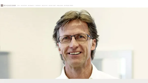 Website Screenshot: Dr. Klaus Dann Sport-Traumatologie - Dr. Klaus Dann - Date: 2023-06-22 15:10:47