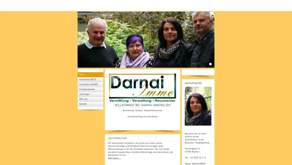 Website Screenshot: Darnai Immobilien Treuhand - Start - Darnai Immobilien - Date: 2023-06-22 15:11:10