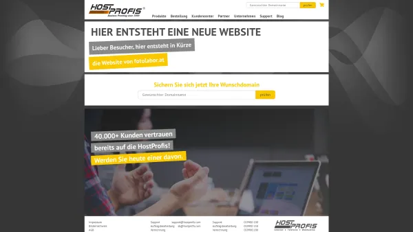 Website Screenshot: www.das.fotolabor.at - HostProfis ISP Telekom GmbH - Date: 2023-06-22 15:11:10