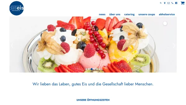 Website Screenshot: Das Eis Reinbacher Reinbacher OEG Maurer Hauptpl - Reinbacher daseis - Date: 2023-06-22 15:11:10