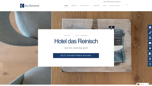 Website Screenshot: Hotel Das Reinisch**** - Home - Das Reinisch Hotel - Date: 2023-06-22 15:11:10