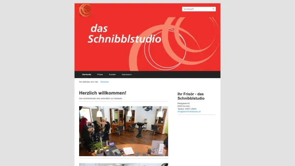 Website Screenshot: das schnibblstudio Ihr Frisör - Herzlich willkommen zu Ihrem Frisör! - Date: 2023-06-22 15:11:10