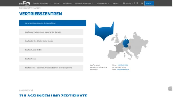 Website Screenshot: Datafox Austria GmbH - datafox – Datafox GmbH - das sind wir | DATAFOX als Unternehmen - Date: 2023-06-15 16:02:34
