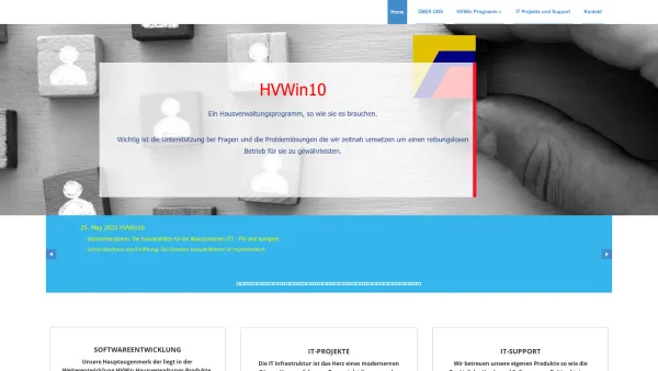 Website Screenshot: DATA & SERVICE -Hausverwaltungssoftware und Computersysteme GmbH - Home - Date: 2023-06-22 15:00:16