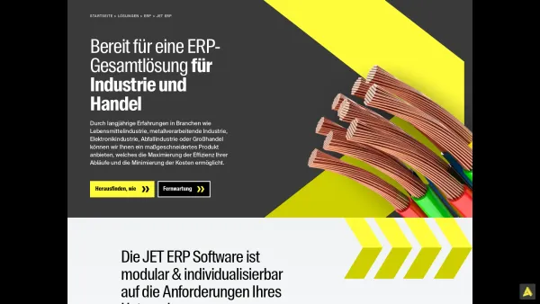 Website Screenshot: Data Systems Austria AG - Modular, individualisierbar JET ERP Software - Date: 2023-06-14 10:38:18