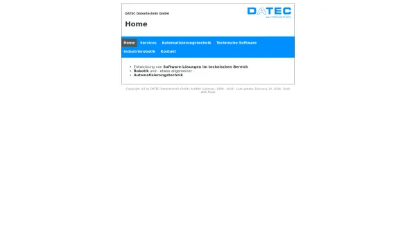 Website Screenshot: DATEC Datentechnik GmbH - DATEC Datentechnik GmbH - Home - Date: 2023-06-14 10:39:23