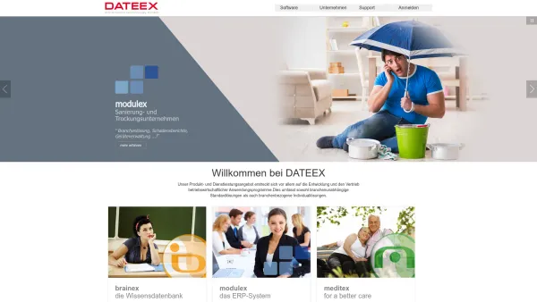 Website Screenshot: DATEEX information technology GmbH - DATEEX - Date: 2023-06-22 15:00:16