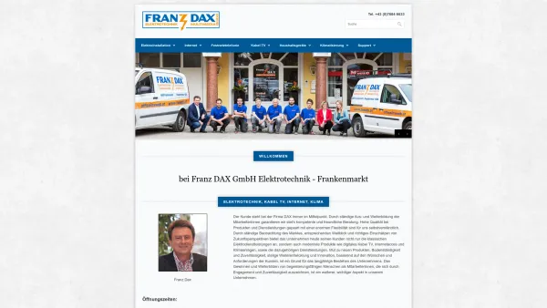 Website Screenshot: Dax Franz - Franz Dax GmbH - Date: 2023-06-14 10:39:23