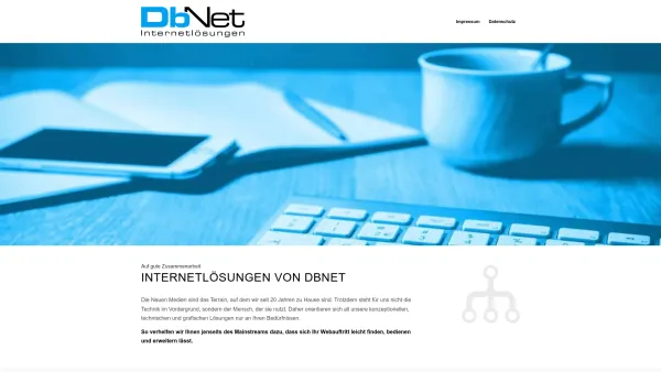 Website Screenshot: DbNet Böhler und Groß OEG - DbNet Internetlösungen - Auf eine gute Zusammenarbeit! - Date: 2023-06-22 15:00:16