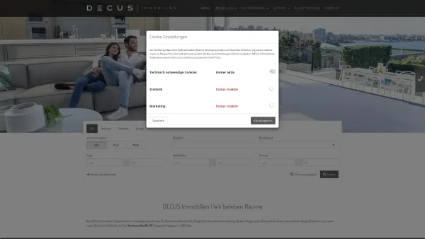 Website Screenshot: DECUS Immobilien GmbH - Decus | Immobilien - Wohnungen und Büros in Wien und Umgebung - DECUS Immobilien GmbH - Date: 2023-06-22 15:00:16