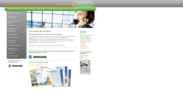 Website Screenshot: Definitiv Organisation GmbH - Home - Date: 2023-06-22 15:00:16