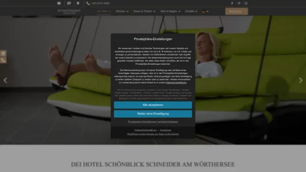 Website Screenshot: Dei Hotel Schönblick in Velden am Wörthersee/Fam. Schneider - Urlaubshotel am Wörthersee | Dei Hotel Schönblick in Velden - Date: 2023-06-26 10:26:13