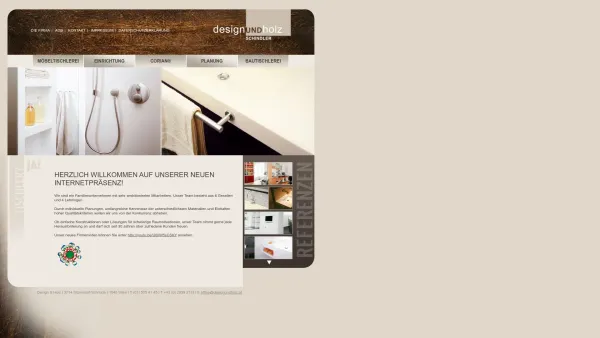 Website Screenshot: Bauer & Kukla GmbH - Willkommen! | Design und Holz Schindler - Date: 2023-06-14 10:39:23