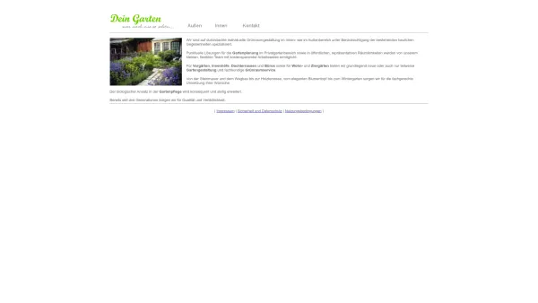 Website Screenshot: Christian Korcian - Korcian - Gartengestaltung Baumpflege Innenraumbegrünung - Date: 2023-06-22 15:11:10