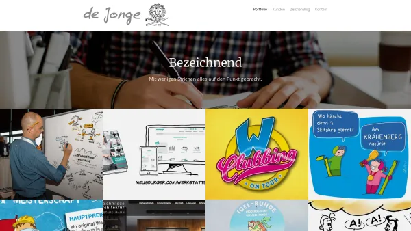 Website Screenshot: de Jonge Werbung - de Jonge - Grafik seit 1999 - Date: 2023-06-22 15:11:10