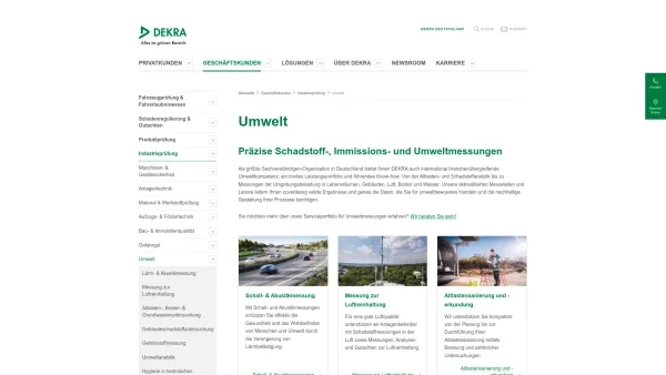 Website Screenshot: Weiterleitung zu DEKRA - Umwelt – Sicherheit, Qualität und Kompetenz | DEKRA - Date: 2023-06-22 15:10:47