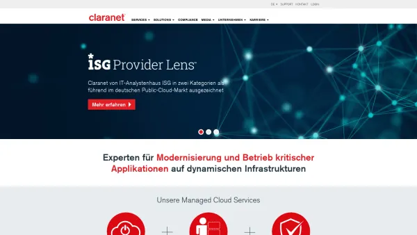 Website Screenshot: DELIMON Zentralschmiersysteme Für reibungslose Bewegung - Managed Hosting & Cloud Services | Claranet Deutschland - Date: 2023-06-22 15:10:47
