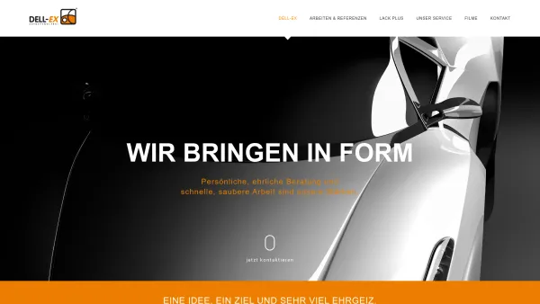 Website Screenshot: dell-ex Innovation Autospenglerei - DELL-EX® – Ihr Spengler-Unternehmen in Vorarlberg - Date: 2023-06-22 15:10:47