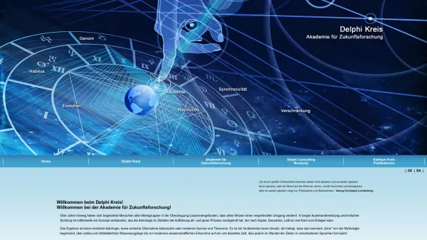 Website Screenshot: Delphi Consulting Helmut Soukopf Astrologische u Graphologische web33 confixx.nwf.at - Delphi Kreis - Akademie für Zukunftsforschung - Date: 2023-06-15 16:02:34