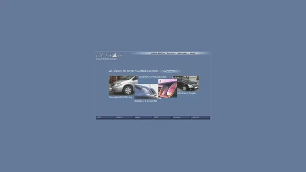 Website Screenshot: Clement Limousines GmbHDELTAS Chauffeur Limousines - DELTAS LIMOUSINES - Date: 2023-06-22 15:10:47