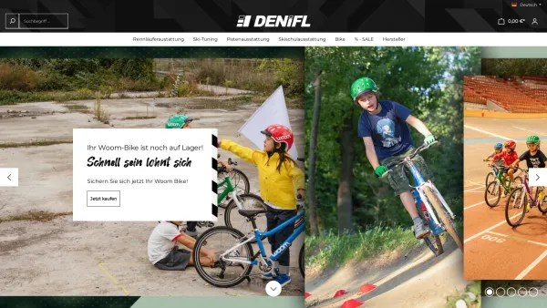 Website Screenshot: Bike Denifl - Sportshop Denifl – dein Partner für Ski Racing Equipment, Ski Tuning, Skischul Ausstattung und Rennlauf Training - Date: 2023-06-15 16:02:34
