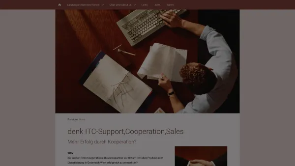 Website Screenshot: denk ITC & Partner - Kooperation Businesspartner in Österreich - Date: 2023-06-22 15:10:47