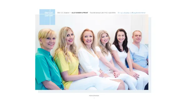 Website Screenshot: Grabner Gertrude-Elisabeth Intro - DentalCenter.at - Date: 2023-06-14 10:39:23