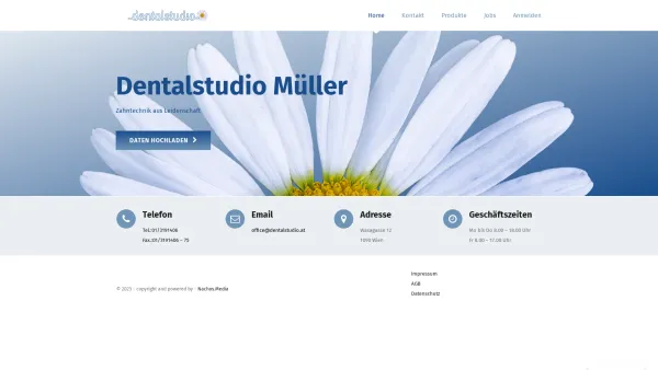 Website Screenshot: Dentalstudio Müller GmbH - Dentalstudio - Zahntechnik aus Leidenschaft Dentalstudio Müller GmbH - Date: 2023-06-22 15:10:47