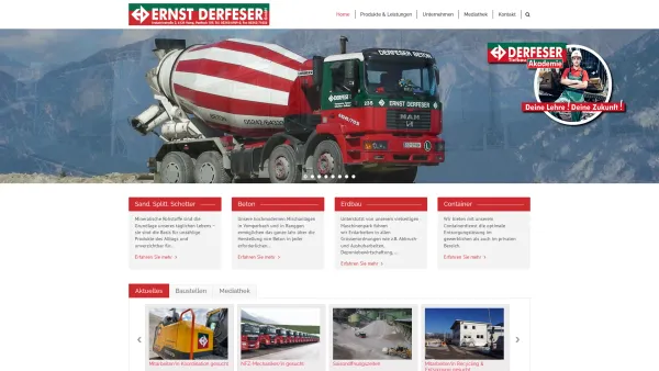 Website Screenshot: ERNST DERFESER - Home – Ernst Derfeser GmbH - Date: 2023-06-22 15:00:16