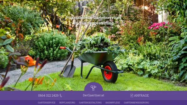 Website Screenshot: Dekir dergaertner.at - Gärtnerei 1220 Wien bietet Gartengestaltung, Gartenpflege günstig - Date: 2023-06-22 15:00:16