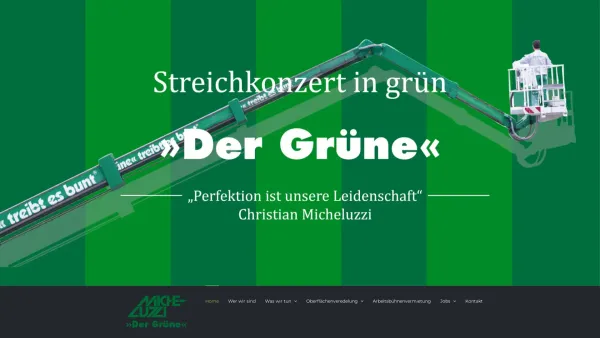 Website Screenshot: Micheluzzi der Grüne - Home - Der Grüne - Date: 2023-06-22 15:00:16