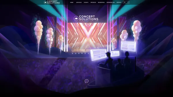 Website Screenshot: Partycompany - Concept Solutions Veranstaltungstechnik GmbH, Österreich - Date: 2023-06-22 15:00:16