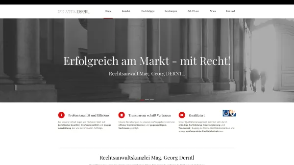Website Screenshot: bei Rechtsanwalt Mag. Georg Derntl - Rechtsanwalt Derntl - Date: 2023-06-22 15:00:16