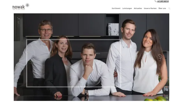 Website Screenshot: DAN-Küchenstudio Nowak Designküchen Nowak - Designstudio Nowak: Ihr Möbelfachhändler in Wien & Deutsc - Date: 2023-06-15 16:02:34