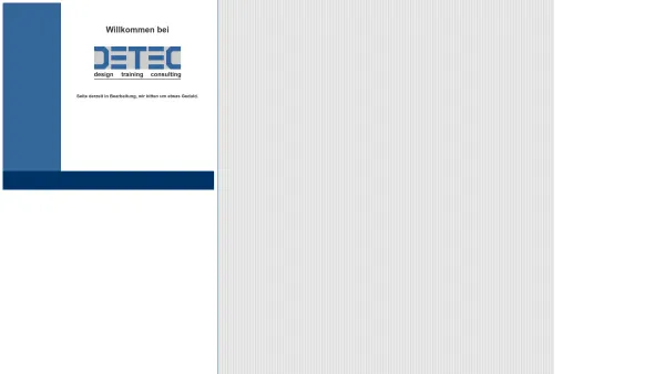 Website Screenshot: Detec - DETEC - Neue Seite in Bearbeitung - Date: 2023-06-22 15:13:17