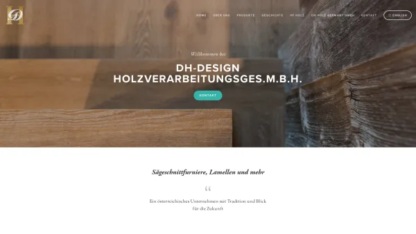 Website Screenshot: DH-Design Holzverarbeitungsges.m.b.H. - DH-Design Holz - Date: 2023-06-22 12:14:02