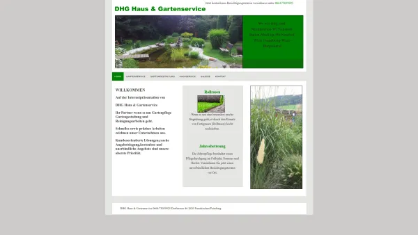 Website Screenshot: Dhg-Haus & Gartenservice - DHG Gartenservice Gartengestaltung - Date: 2023-06-22 15:00:17